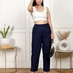 Women Cotton Relaxed Fit  Pants-image-55