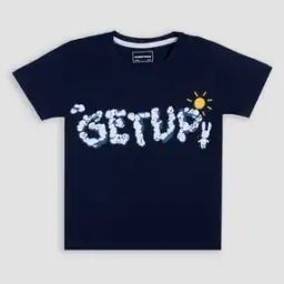 Boys Regular Fit Printed Crew-Neck T-Shirt-image-39