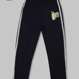 Boys Relaxed Fit Printed Track Pants-5