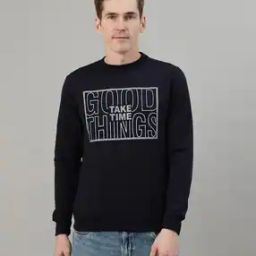 Men Typographic Print Regular Fit Sweatshirt-picture-36
