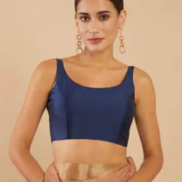 Back-Open Sleeveless Blouse-image-53
