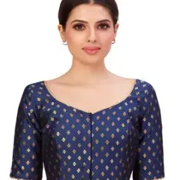 Women Geometric Front Open Blouse-image-71
