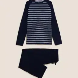 Striped T-Shirt & Longue Pant Set-picture-34
