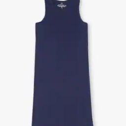 Ribbed A-Line Dress-image-29