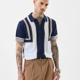 snitch Men Slim Fit Stripes T-shirt-picture-25