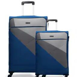 Set of 2 Colourblock Trolley Bags-17