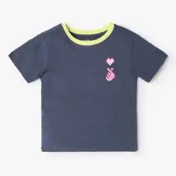 Girls Core Graphic Print Relaxed Fit Round-Neck T-Shirt-image-55