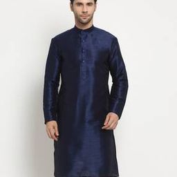 Men Regular Fit Long Kurta-image-23
