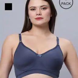 Pack of 2 Back Closure T-shirt Bra -image-2