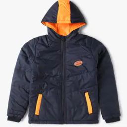 Boys Quilted Relaxed Fit Hoodie-image-90