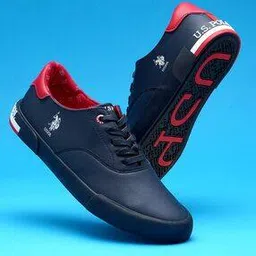Men Logo Print Lace-Up Shoes-image-5