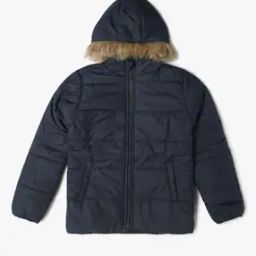 Girls Hooded Jacket with Slip Pockets-image-80