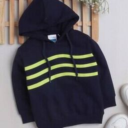 Boys Striped Regular Fit Hoodie-image-37