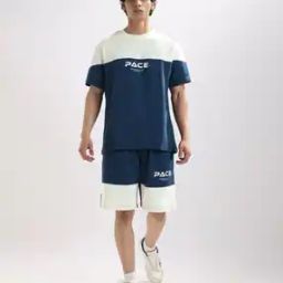 Men Regular Fit T-Shirt & Shorts Set-image-10