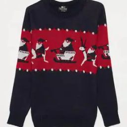 Girls Patterned Regular Fit Round-Neck Sweater-picture-33
