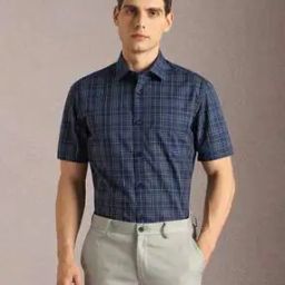 Men Checked Regular Fit Cotton Shirt-image-22