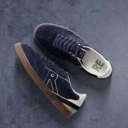 Men Colour-Block Lace-Up Casual Shoes -42