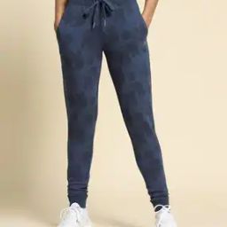 Women Floral Print Joggers with Insert Pockets-image-69