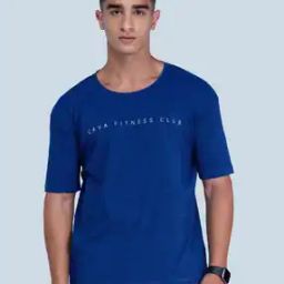 Men Typographic Print Regular Fit Round-Neck T-Shirt-image-28