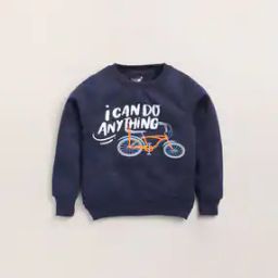 Typographic Print Sweatshirt-13
