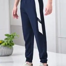 Men Joggers with Elasticated Waistband-image-46