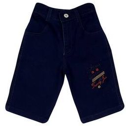 Embroidered Bermudas with Slip Pockets-image-73