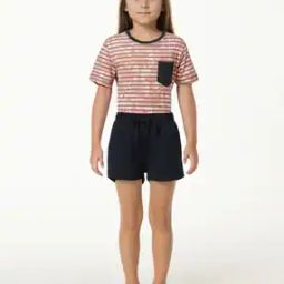 Girls Regular Fit Cotton Shorts-picture-44