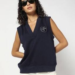 V-Neck Sleeveless Tank Top-image-59