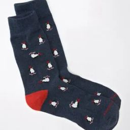 Men Printed Mid-Calf Length Everyday Socks-image-73