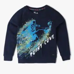 Boys Graphic Print Slim Fit Pullover-picture-12