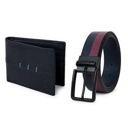 Men Wide Leather Belt with Wallet-35
