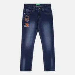 Lightly Washed Slim Fit Jeans-14