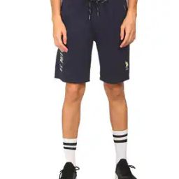 Flat Front City Shorts with Elasticated Waist-image-84
