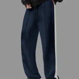 Men Straight Flexi Waist Track Pants-image-84