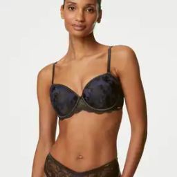 Cosmos Wired Push-Up Balcony Bra-image-62