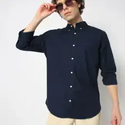 Oxford Button-Down Long Sleeve Shirt-image-71