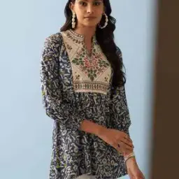 lakshita Women Embroidered Floral Print Tunic-picture-34