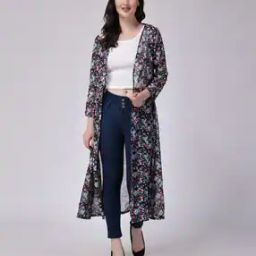 Women Printed Relaxed Fit Shrug-31