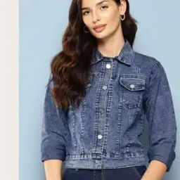 Women Regular Fit Denim Jacket-image-26