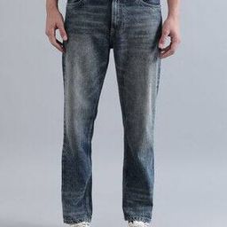 Men Acid Wash Cotton Relaxed Fit Jeans-image-48