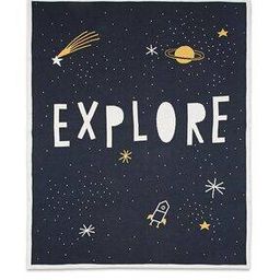Typographic Print Cotton AC Blanket-3