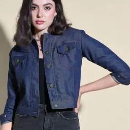  Women Regular Fit Buttoned Jacket-image-72