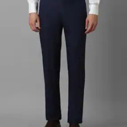 Men Checks Slim Fit Trousers-picture-27