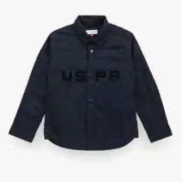 Boys Logo Print Regular Fit Shirt-picture-50
