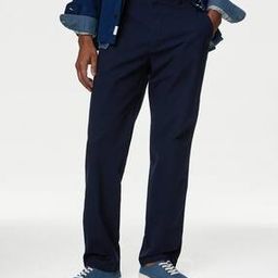 marks & spencer Regular Fit Ripstop Textured Stretch Chinos-picture-16