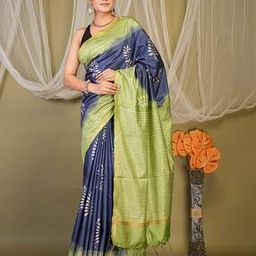 Women Silk Traditional Saree with Blouse Piece-image-56