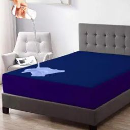 Cotton Terry Mattress Protector Elastic Fitted Pack of 1-image-3