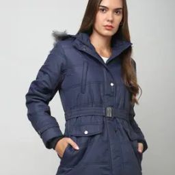 Women Regular Fit Parka Jacket-35