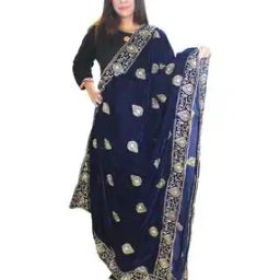 matelco Block Print Embroidered Dupatta-picture-44