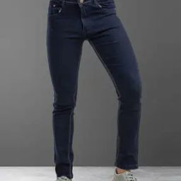 Men Washed Slim Jeans-image-82